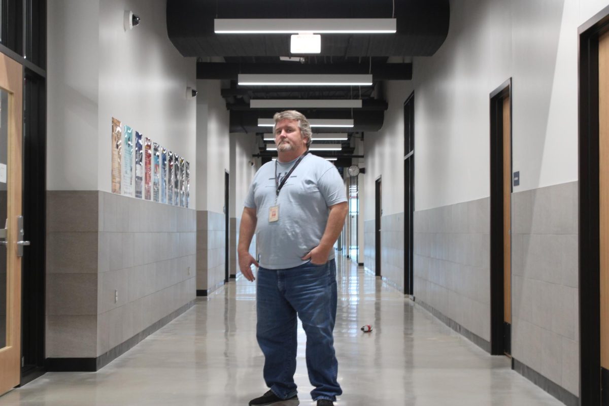 Mr. Richard Muenich in his element: the halls of Hill Country.