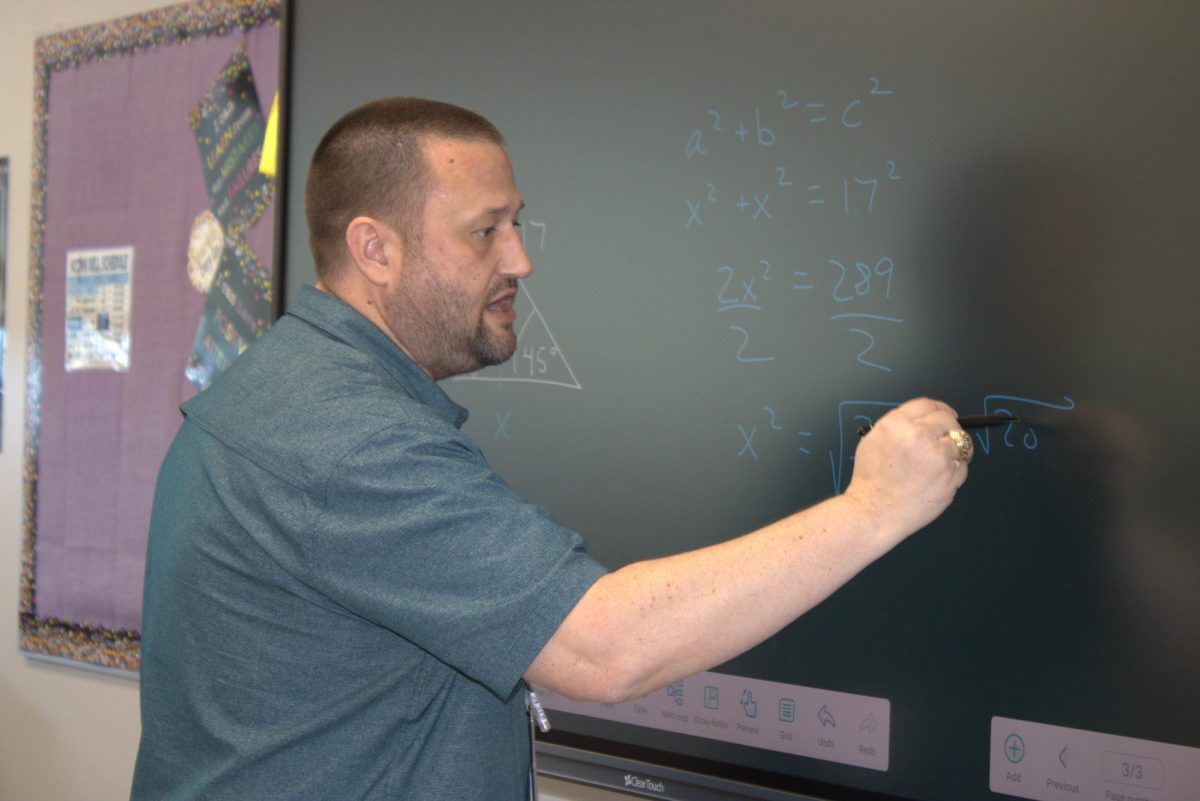 Mr. Joseph Henning teaches in mandatory PSAT preparation tutorials.