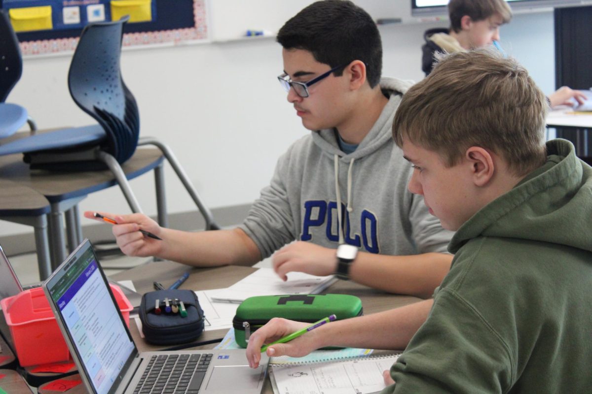 Mrs. Quiñones' Dual Credit AVID 1 class fills out their weekly agendas to stay on top of their assignments. As freshmen navigating college-level work for the first time, these students are learning to balance their schedules.

