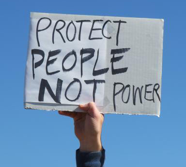 A sign from a portest that took place after the school wakout at John Jay High School in Northside ISD. Courtesy of an Anonymous Protestor