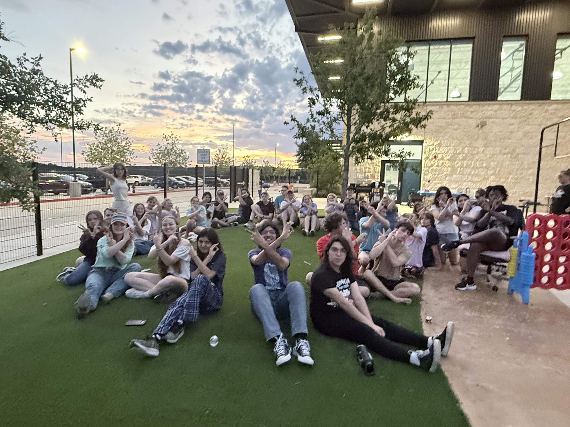 Seniors at their Senior Sunset